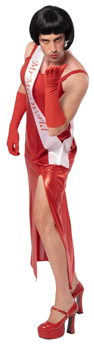 Disfraz de Miss Universo para Hombre Despedidas Rubies